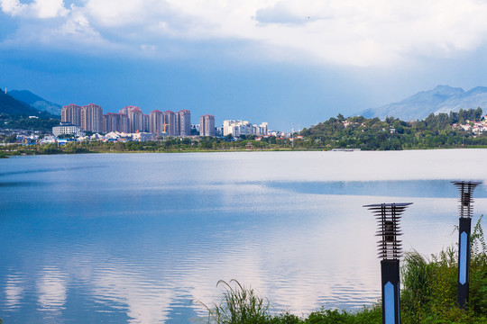 大湾区旅游城市肇庆波海湖