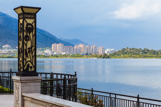 大灣區旅游城市肇慶波海湖