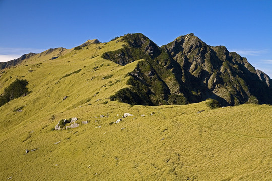 奇莱山美景