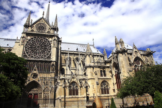 法国巴黎圣母院教堂