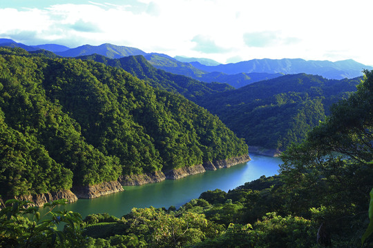 台湾翡翠水库湖区