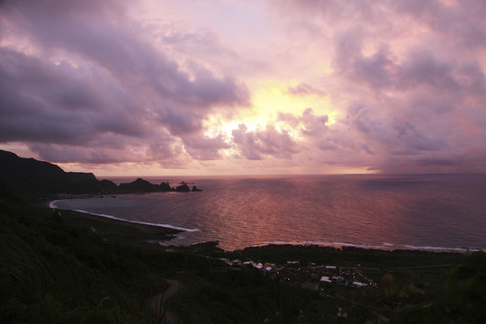 海岛黄昏