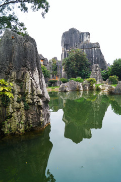 昆明小石林风景