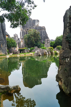 昆明小石林风景