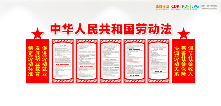 勞動(dòng)法文化墻