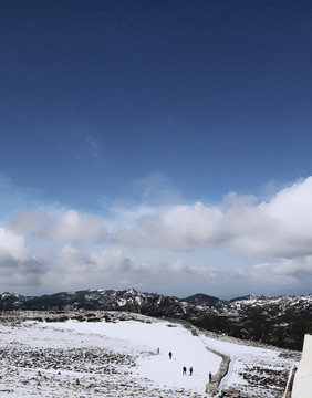 雪山栈道