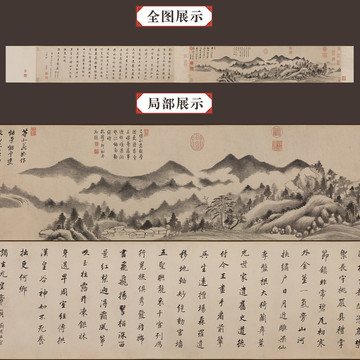 董其昌瀟湘白云圖