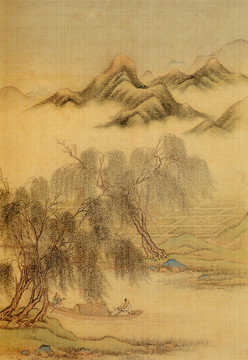 楊士賢畫巖壑清暉冊
