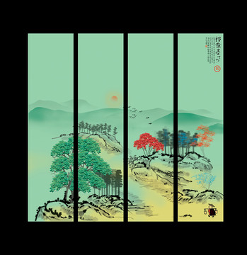 禪意山水畫(huà)