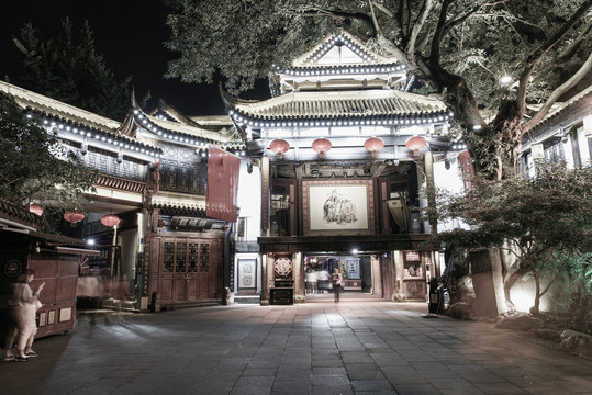 成都锦里夜景