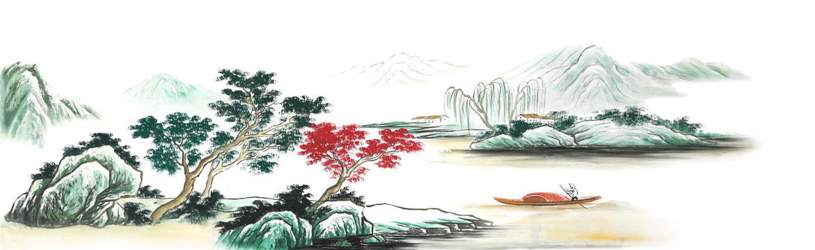 水墨山水畫