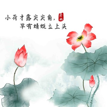 原創(chuàng)手繪荷花蓮花工筆畫(huà)裝飾畫(huà)
