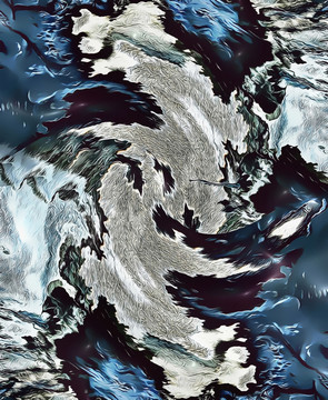 水墨流體藝術(shù)畫