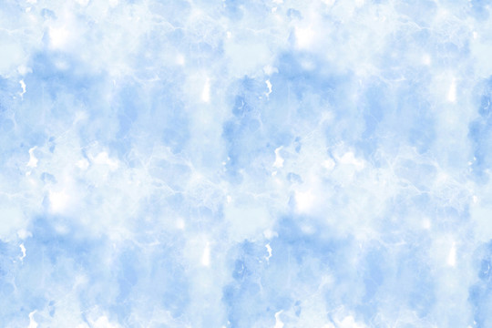 水彩冰蓝色印花抽象无缝背景