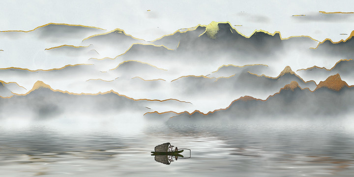 新中式山水畫(huà)