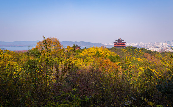 西湖景区吴山