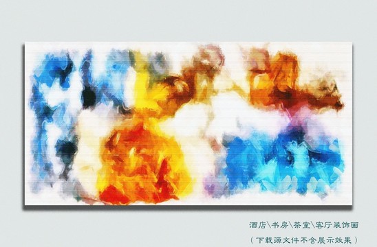 抽象油畫