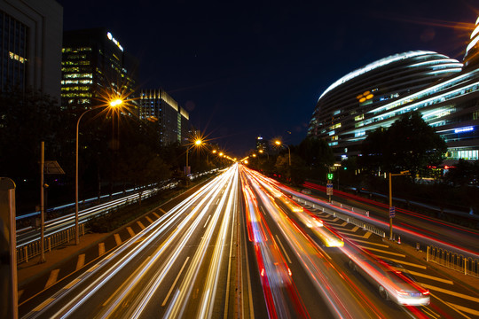 北京银河SOHO夜景3