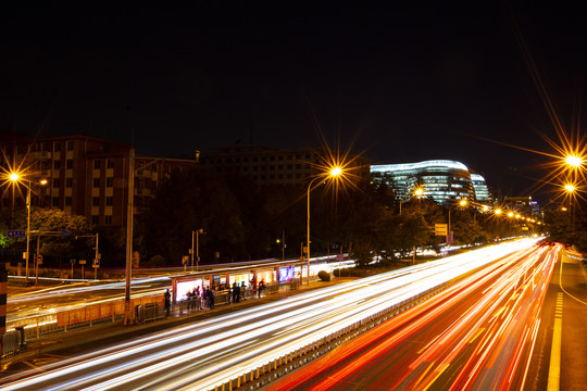 北京银河SOHO夜景4