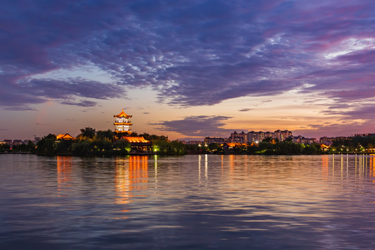 东昌湖风光