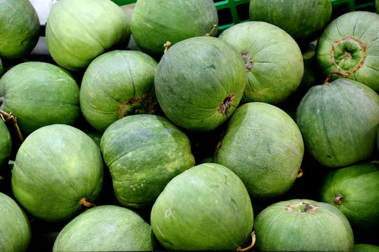 绿皮香瓜