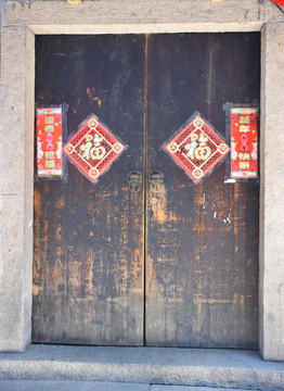 中式复古木门