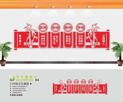 三風(fēng)一訓(xùn)文化墻
