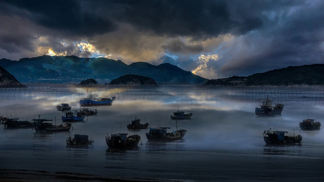 霞浦滩涂