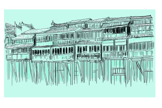 湘西吊腳樓