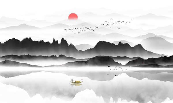 新中式山水畫