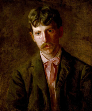 托马斯埃金斯西方男子肖像油画