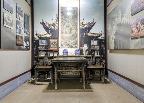 华佗中医药文化博物馆中式厅堂