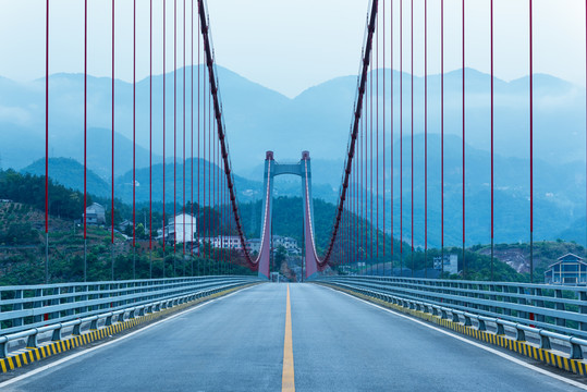 中國湖北巴東清江水布埡大橋