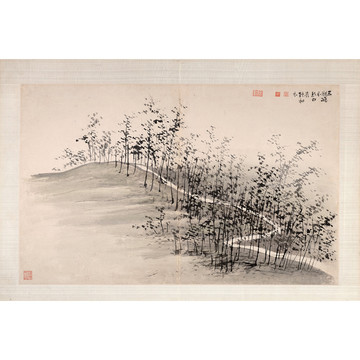 高其佩指畫竹溪