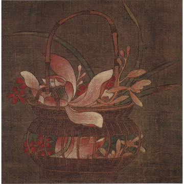 胡直天藍(lán)花圖
