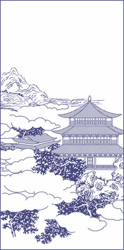 中國(guó)古建風(fēng)景