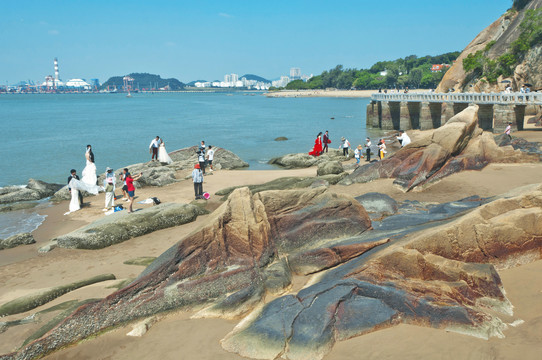 鼓浪屿海滨地貌