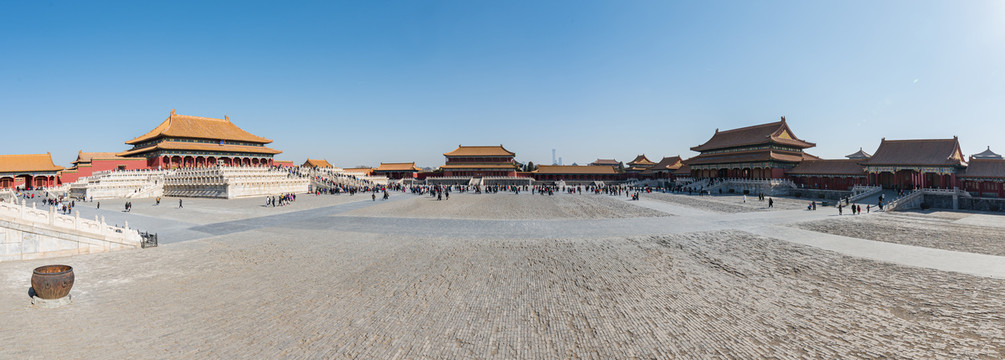 北京故宫博物院全景