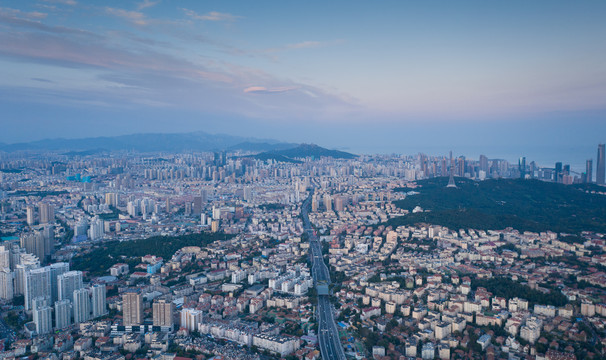 城市上空