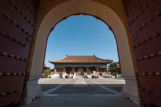 北京太庙大戟门