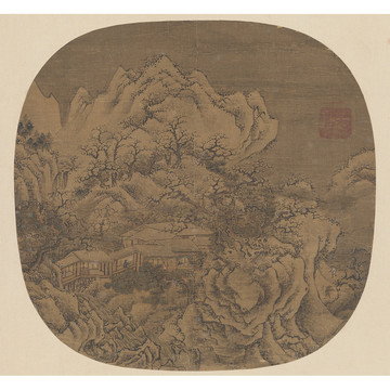 吳炳山水畫