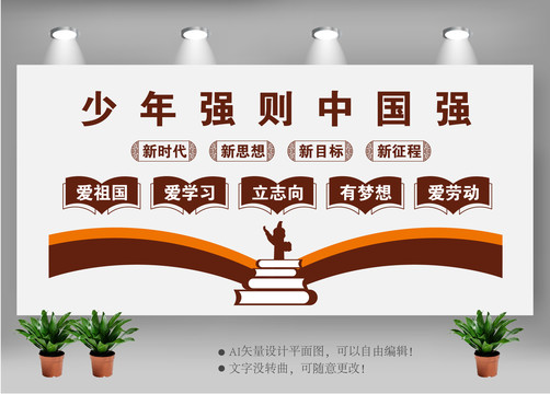 學校學習文化墻