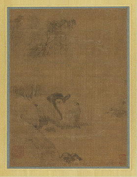 牧溪岩猿猴图