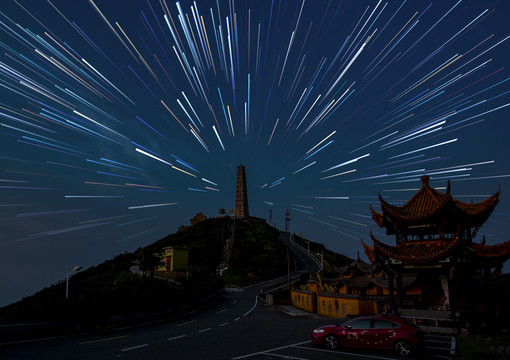 观音山星空