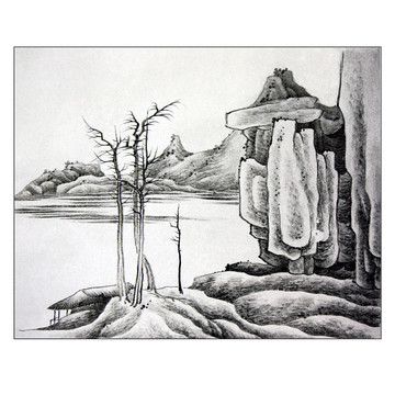 龔賢山水國畫