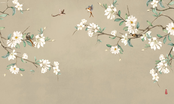 新中式花鳥(niǎo)