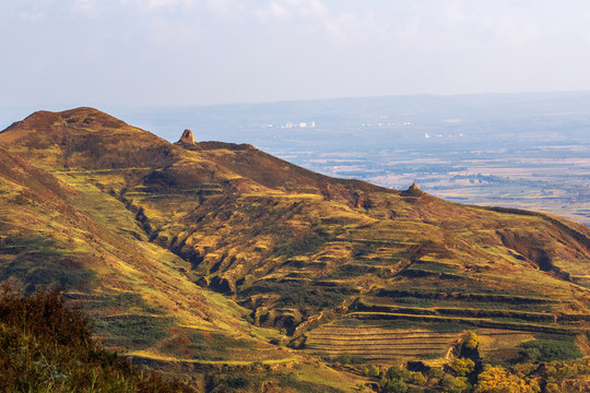 中国山西摩天岭风景区自然风光