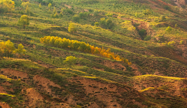 中国山西摩天岭风景区自然风光