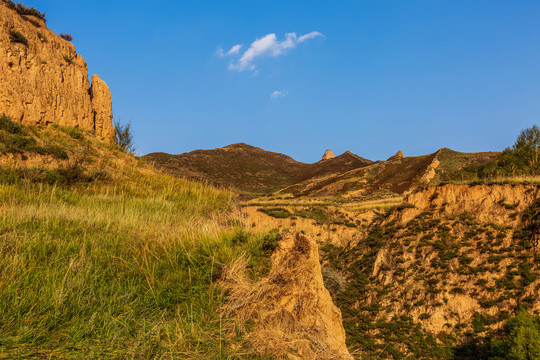 中国山西摩天岭风景区自然风光