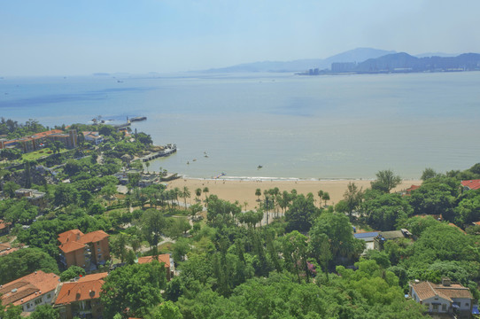 鼓浪屿海滨俯瞰风景